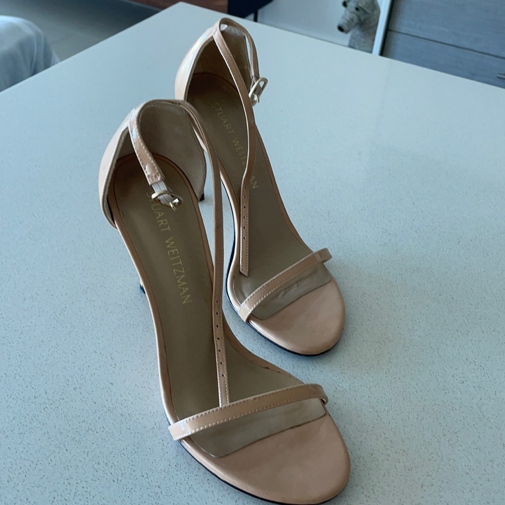 Stuart Weitzman-Nudist-Adobe Nude-Heels-Sandals